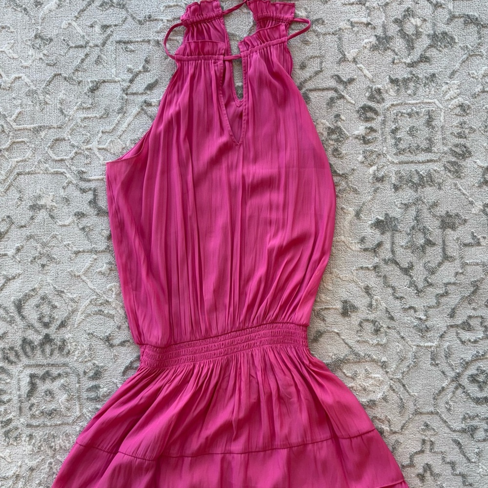 Ramy Brook Fuchsia Halter Dress